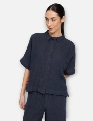 Mazine Kurzarmbluse – Short Sleeve Linen Shirt