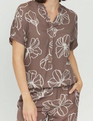 Mazine Hemdbluse – Benoni Print Blouse – aus Ecovero