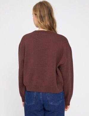 Mazine Baumwollstrickpullover Cherry