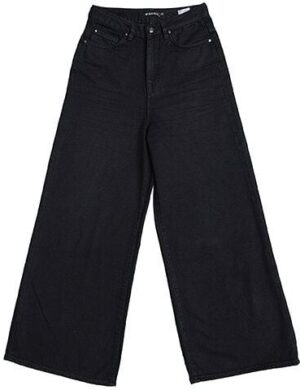 Lovjoi Wide Cropped BARLERIA overdyed black