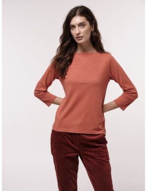 LANIUS U-Bootshirt aus Hanf mit Bio-Baumwolle