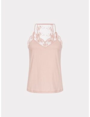 LANIUS Top mit Spitze aus Bio-Baumwolle