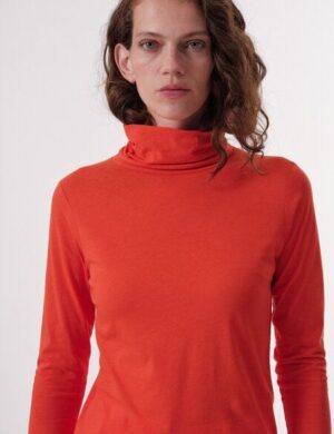 LANIUS Rollkragenshirt aus Bio-Baumwolle