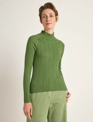 LANIUS Rippenpullover aus Bio-Baumwolle