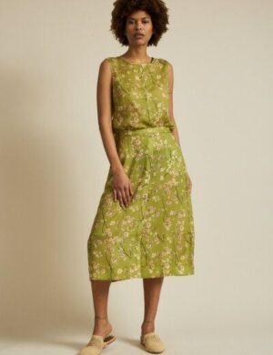 LANIUS Midirock Print Moonflower TENCEL Lyocell