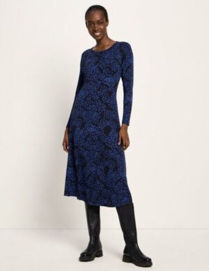 LANIUS Midikleid aus TENCEL und Bio-Baumwolle