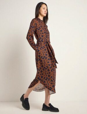 LANIUS Midikleid aus TENCEL Lyocell