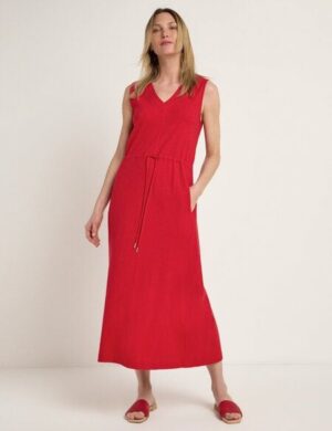 LANIUS Maxikleid (GOTS) aus Bio-Baumwolle