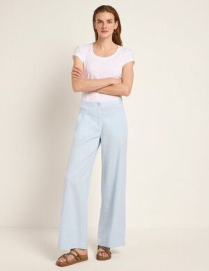 LANIUS Marlenehose (OCS) aus Leinen und Bio-Baumwolle