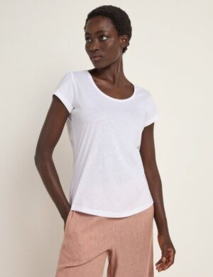 LANIUS Kurzarmshirt aus Bio-Baumwolle