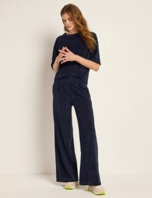 LANIUS Hose mit weitem Bein (GOTS)