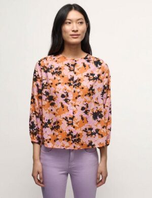 LANIUS Bluse Print Powerful Bloom aus TENCEL