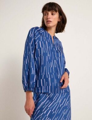 LANIUS Bluse Print Irregular aus TENCEL Lyocell