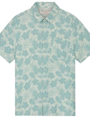 Kuyichi Kurzarm-Hemd Nolan Leinen