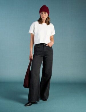 Kuyichi HARPER Loose Flare Jeans (smoky noir)