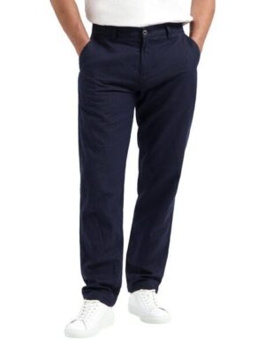 Kuyichi Chino-Hose Darren Leinen Midnight Blue