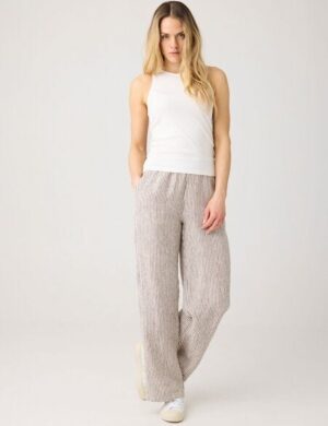 KnowledgeCotton Apparel Weite Hose POSEY aus Leinen