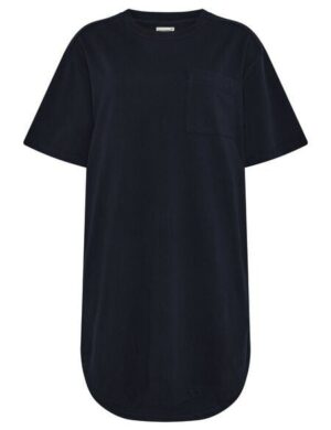 KnowledgeCotton Apparel T-Shirt-Kleid aus Bio-Baumwolle