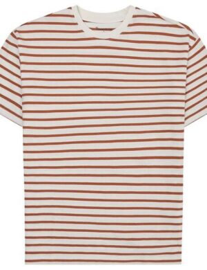 KnowledgeCotton Apparel T-Shirt Loose Stripes