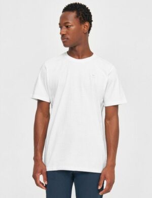 KnowledgeCotton Apparel T-Shirt LOKE Badge aus Bio-Baumwolle – ROC/GOTS/Vegan