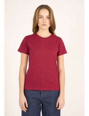 KnowledgeCotton Apparel T-Shirt – ROSA – aus Bio-Baumwolle