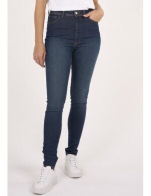KnowledgeCotton Apparel Slim Jeans IVY Deep Blue mit Bio-Baumwolle