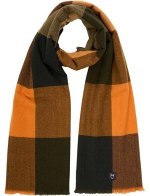 KnowledgeCotton Apparel Schal kariert aus recyceltem Material