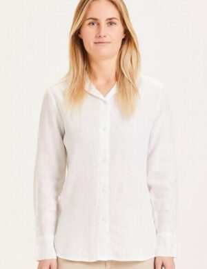KnowledgeCotton Apparel Sage Classic Reg Linen Shirt
