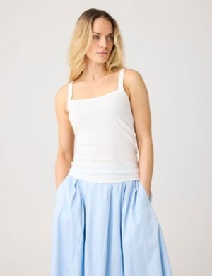 KnowledgeCotton Apparel Ripptop – Rib strap top – aus Bio-Baumwolle