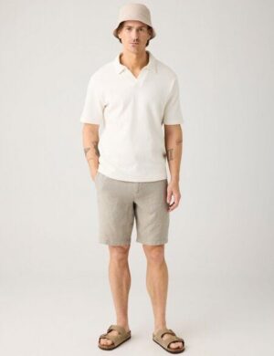 KnowledgeCotton Apparel Regular Shorts CHUCK aus Bio-Leinen