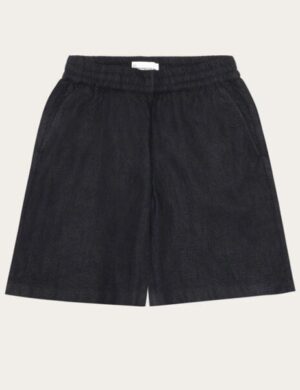 KnowledgeCotton Apparel Posey Wide Mid-Rise Linen Shorts