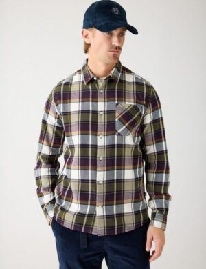 KnowledgeCotton Apparel Kariertes Flanell-Hemd
