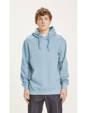 KnowledgeCotton Apparel Kapuzenpullover – Elm Hood Basic Badge Sweat GOTS Vegan