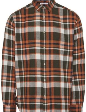 KnowledgeCotton Apparel Hemd-Freizeit – LARCH LS checked – GOTS/Vegan