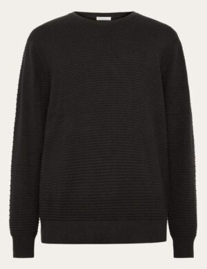 KnowledgeCotton Apparel Bubble Knit Crew Neck