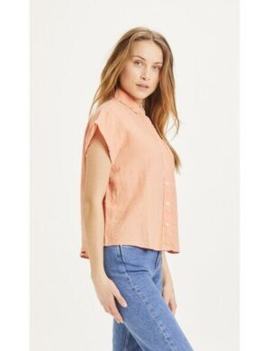 KnowledgeCotton Apparel Bluse ASTER aus Leinen