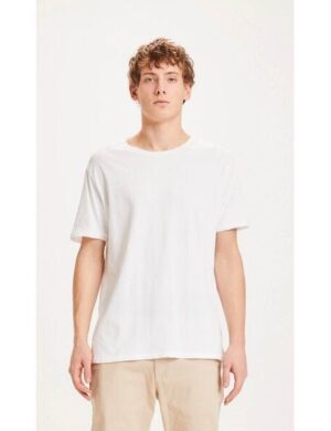 KnowledgeCotton Apparel Basic T-Shirt O-Neck aus Bio-Baumwolle