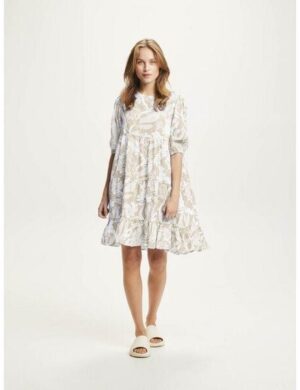 KnowledgeCotton Apparel A-Linien Kleid- Seabreeze Print- aus Tencel