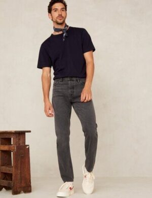 Kings Of Indigo Tappered Jeans – Jerrick Holo Grey Worn