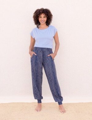 Jaya SMILLA Tencel – Damen – lockeres Shirt für Yoga und Freizeit aus Tencel-Baumwoll-Mix