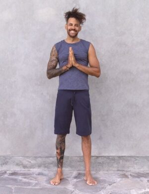 Jaya MIGUEL – Männer – Shorts für Yoga und Freizeit aus Biobaumwolle