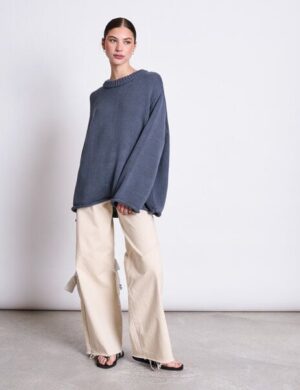 JAN N JUNE Strickpullover SONA aus Bio-Baumwolle GOTS