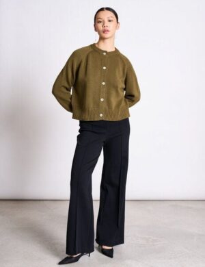 JAN N JUNE RELAXED CREWNECK CARDIGAN SIVIA GOTS