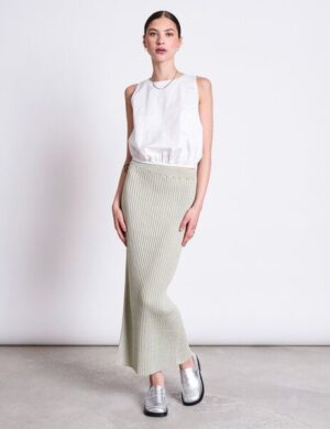 JAN N JUNE Midi Baumwoll Strick Rock EBBA GOTS