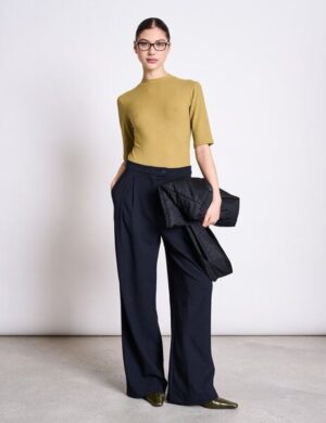 JAN N JUNE Hose Pleated Wide Pants NIVA