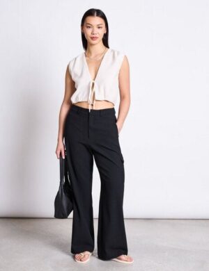 JAN N JUNE CRINKLE TIE TOP STROGET