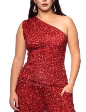 Ingoria LU Top mit asymmetrischer Schulterpartie