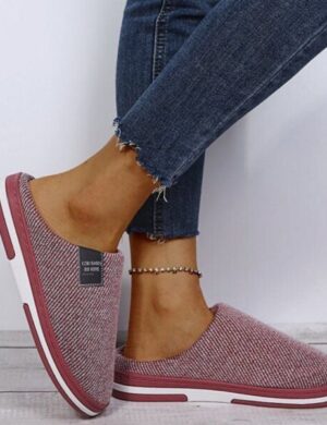 Home & Joy Hausschuhe aus Baumwolle Latschen Pantoffeln Schlappen Pantoletten Home & Joy Hausschuhe aus Baumwolle Latschen Pantoffeln Schlappen Pantoletten