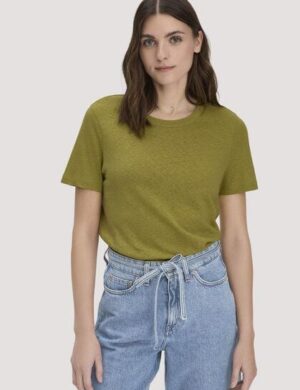 hessnatur T-Shirt Relaxed aus Leinen und Bio-Baumwolle