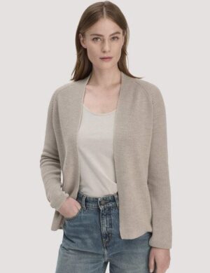 hessnatur Strick Jacke Regular aus reiner Bio-Baumwolle